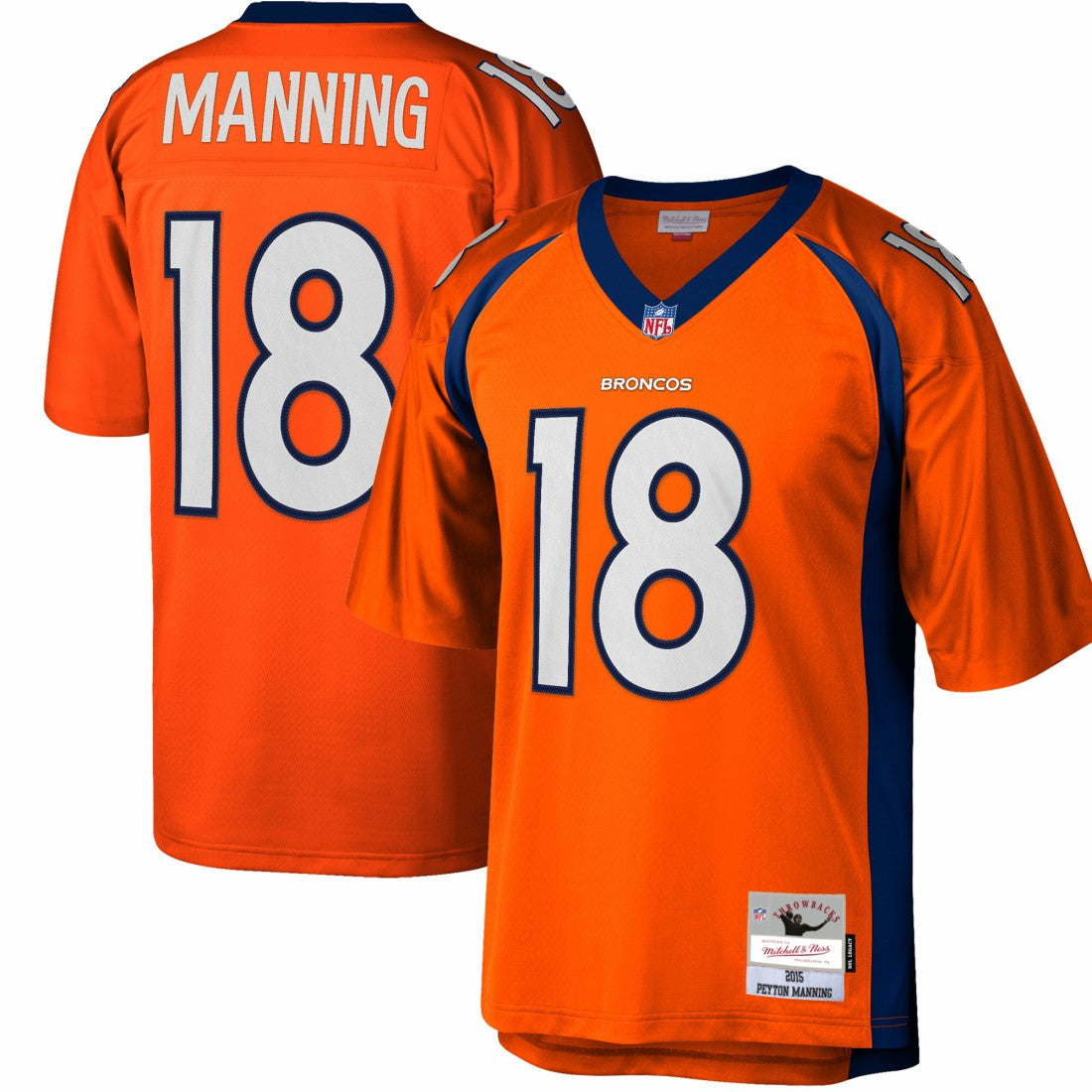 Peyton Manning Denver Broncos Big & Tall 2015 Retired Player Replica Jersey - Orange Jerseys