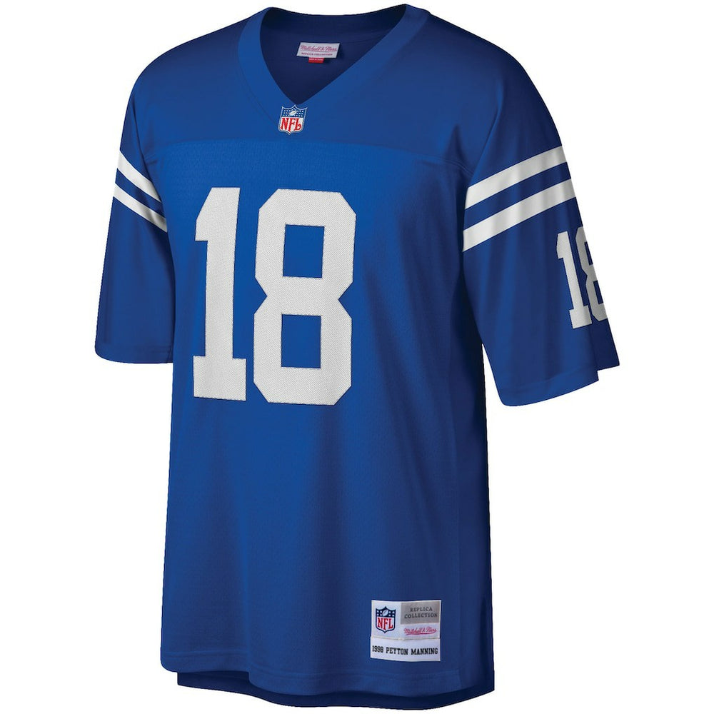 Peyton Manning Indianapolis Colts Big & Tall 1998 Retired Player Replica Jersey - Royal Jerseys