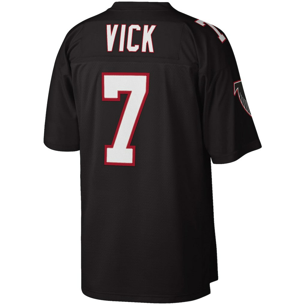 Michael Vick Atlanta Falcons Big & Tall 2002 Retired Player Replica Jersey - Black Jerseys