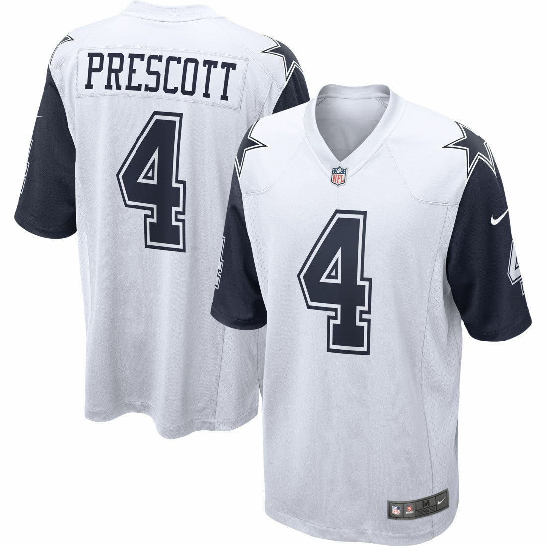 Dak Prescott Dallas Cowboys Alternate Game Team Jersey - White Jerseys