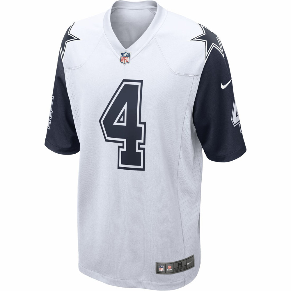 Dak Prescott Dallas Cowboys Alternate Game Team Jersey - White Jerseys