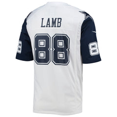 CeeDee Lamb Dallas Cowboys Alternate Game Team Jersey - White Jerseys