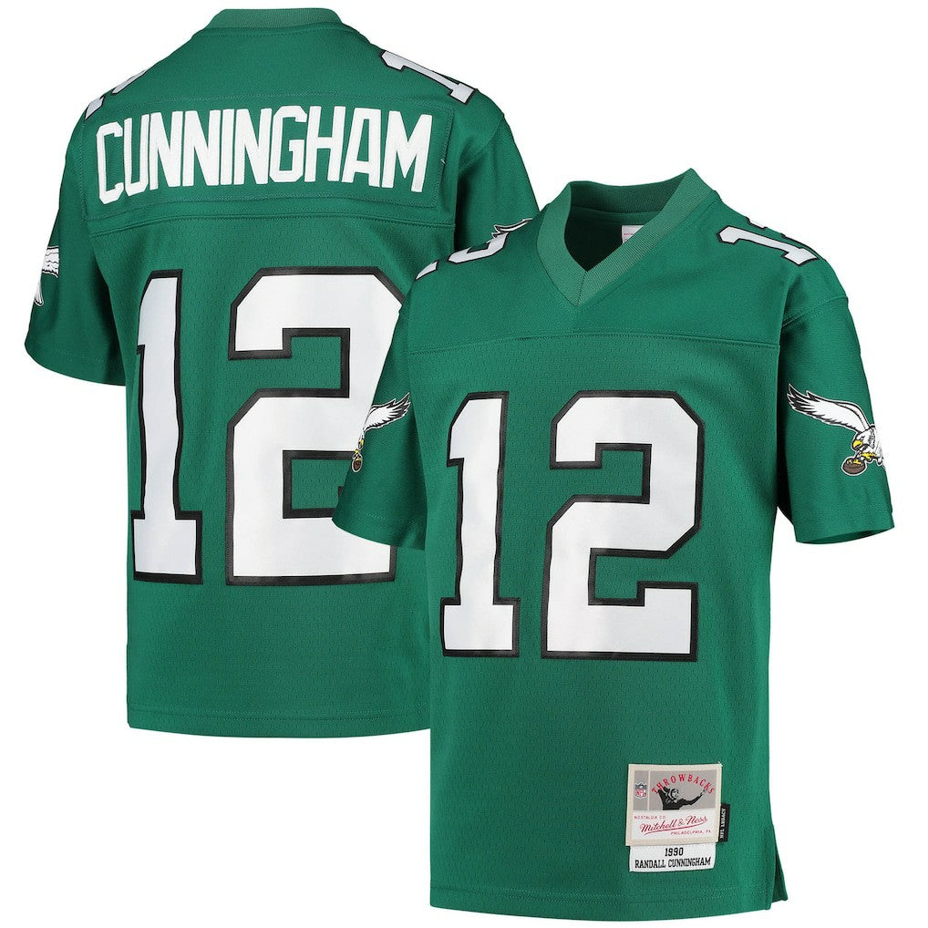 Randall Cunningham Philadelphia Eagles Youth 1990 Retired Player Legacy Jersey - Kelly Green Jerseys