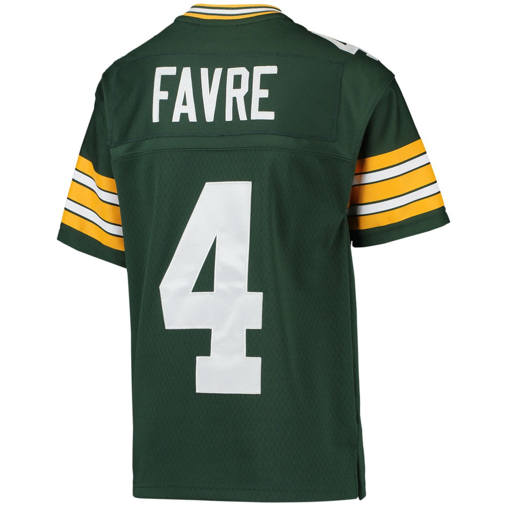 Brett Favre Green Bay Packers Youth 1996 Retired Player Legacy Jersey - Green Jerseys