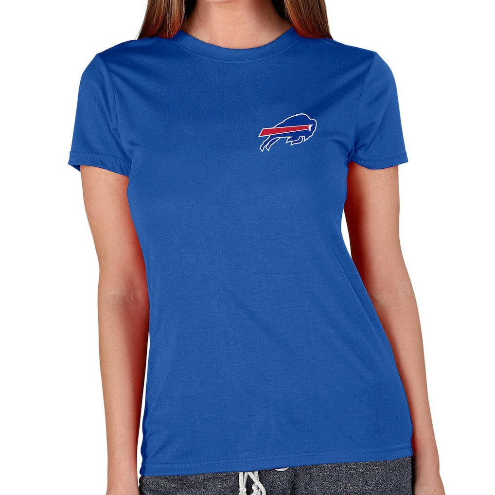 Buffalo Bills Concepts Sport Women's Marathon Knit Lounge Top - Royal Tops