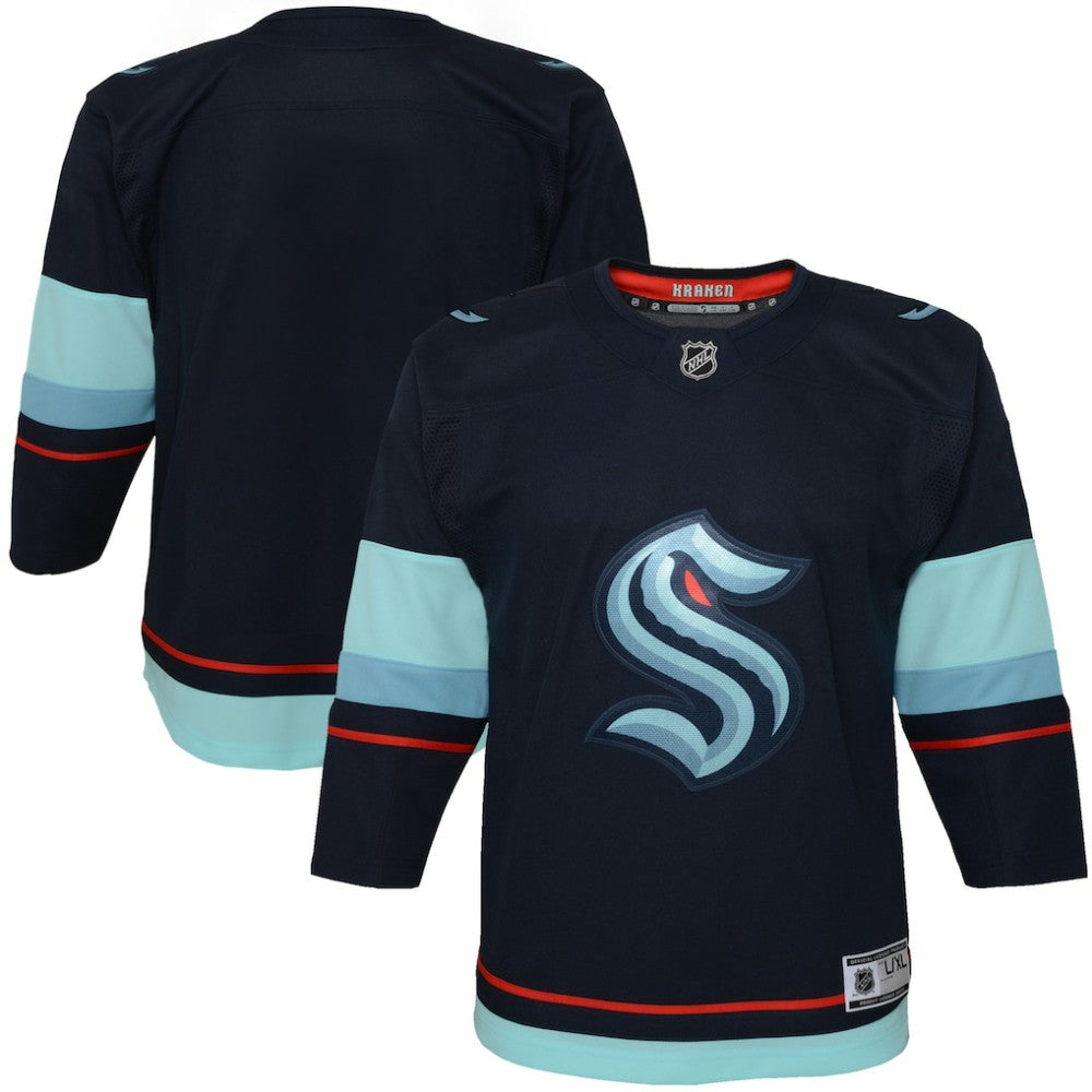 Seattle Kraken Youth Home Premier Jersey - Navy | US 4429827