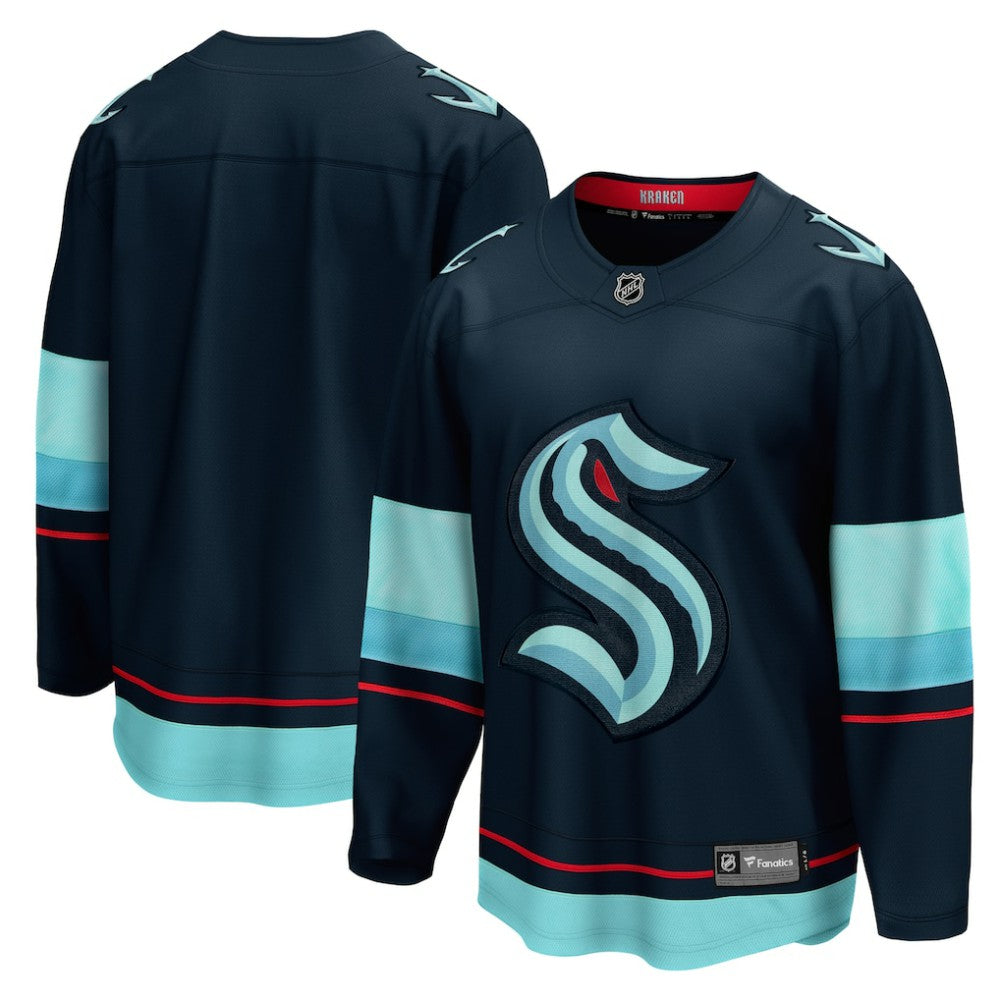 Seattle Kraken Fanatics Home Breakaway Jersey - Deep Sea Blue | US 4429838