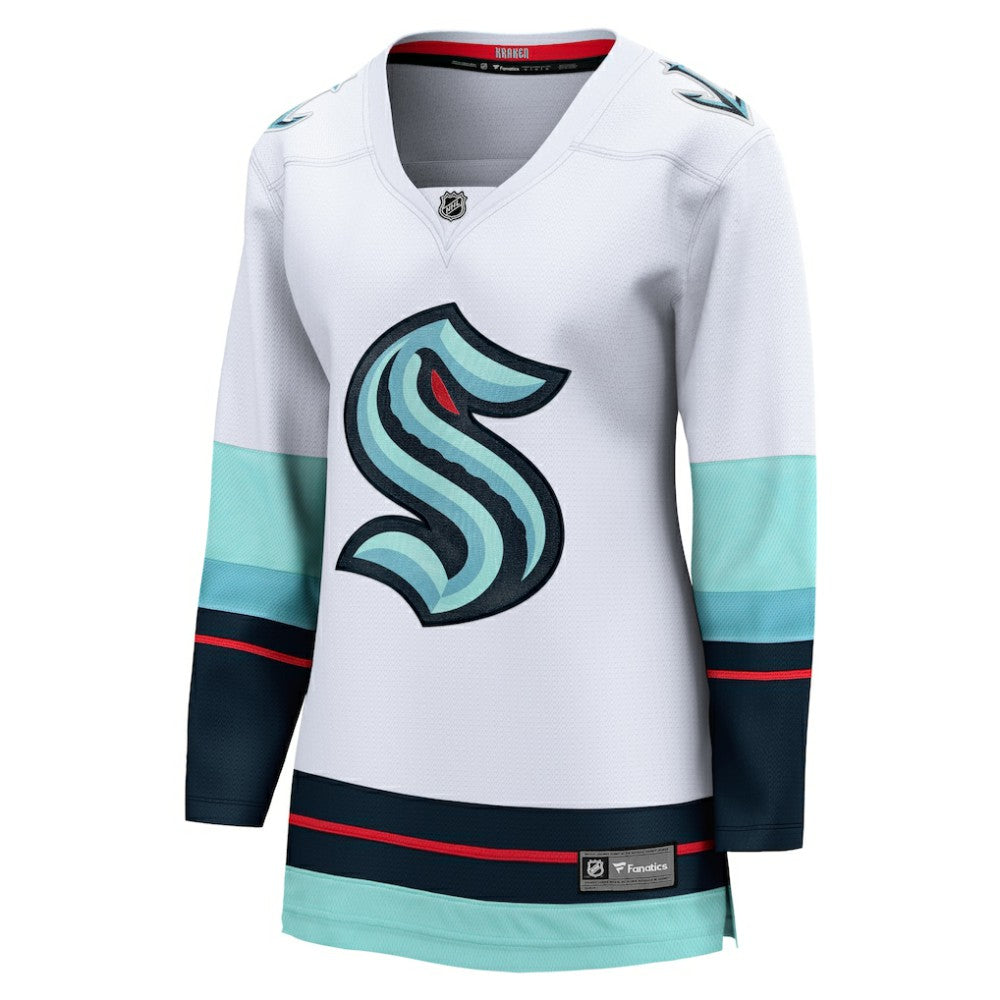 Seattle Kraken Fanatics Women's Away Breakaway Jersey - White | US 4429842