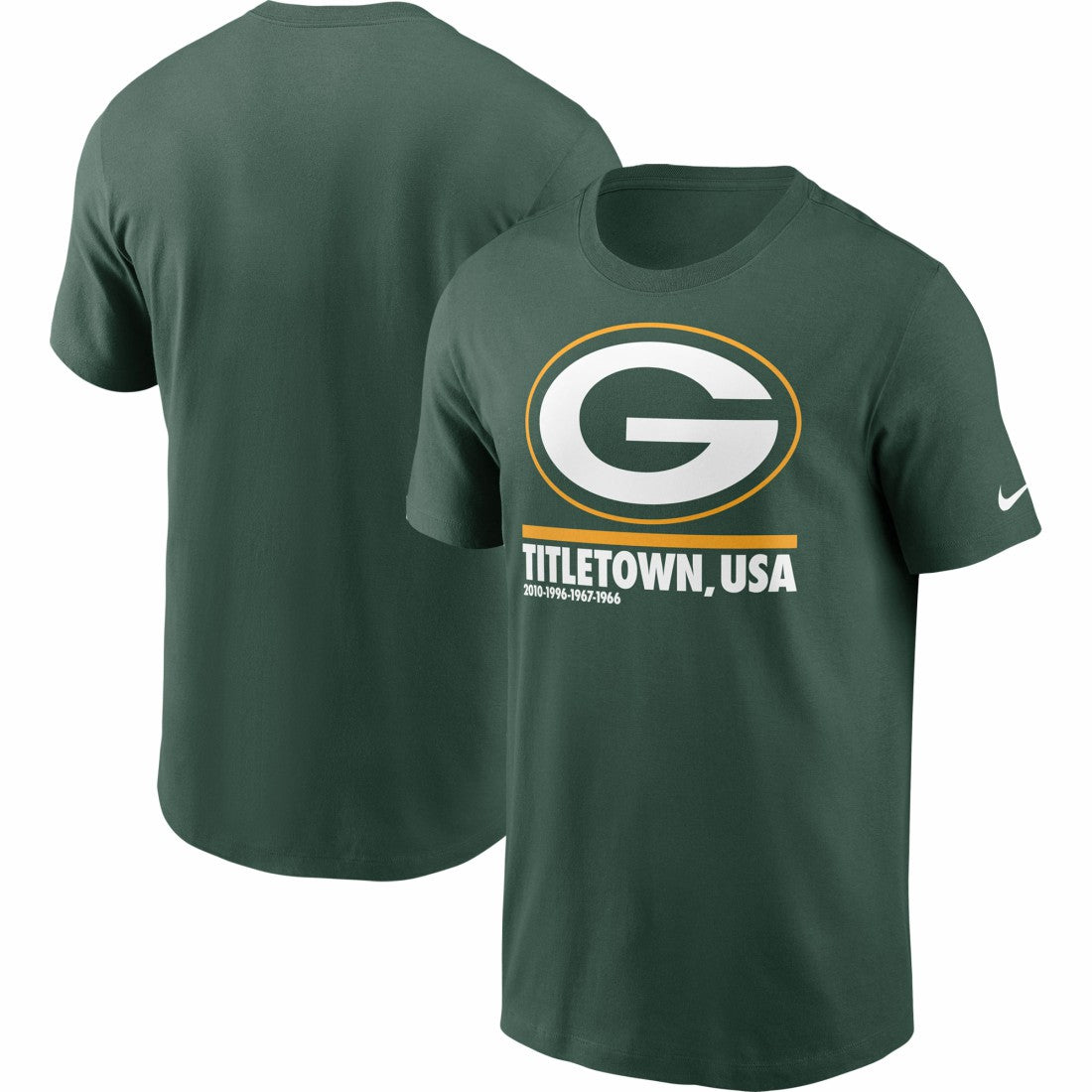 Green Bay Packers Hometown Collection Title Town T-Shirt - Green T-shirts