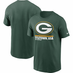Green Bay Packers Hometown Collection Title Town T-Shirt - Green T-shirts