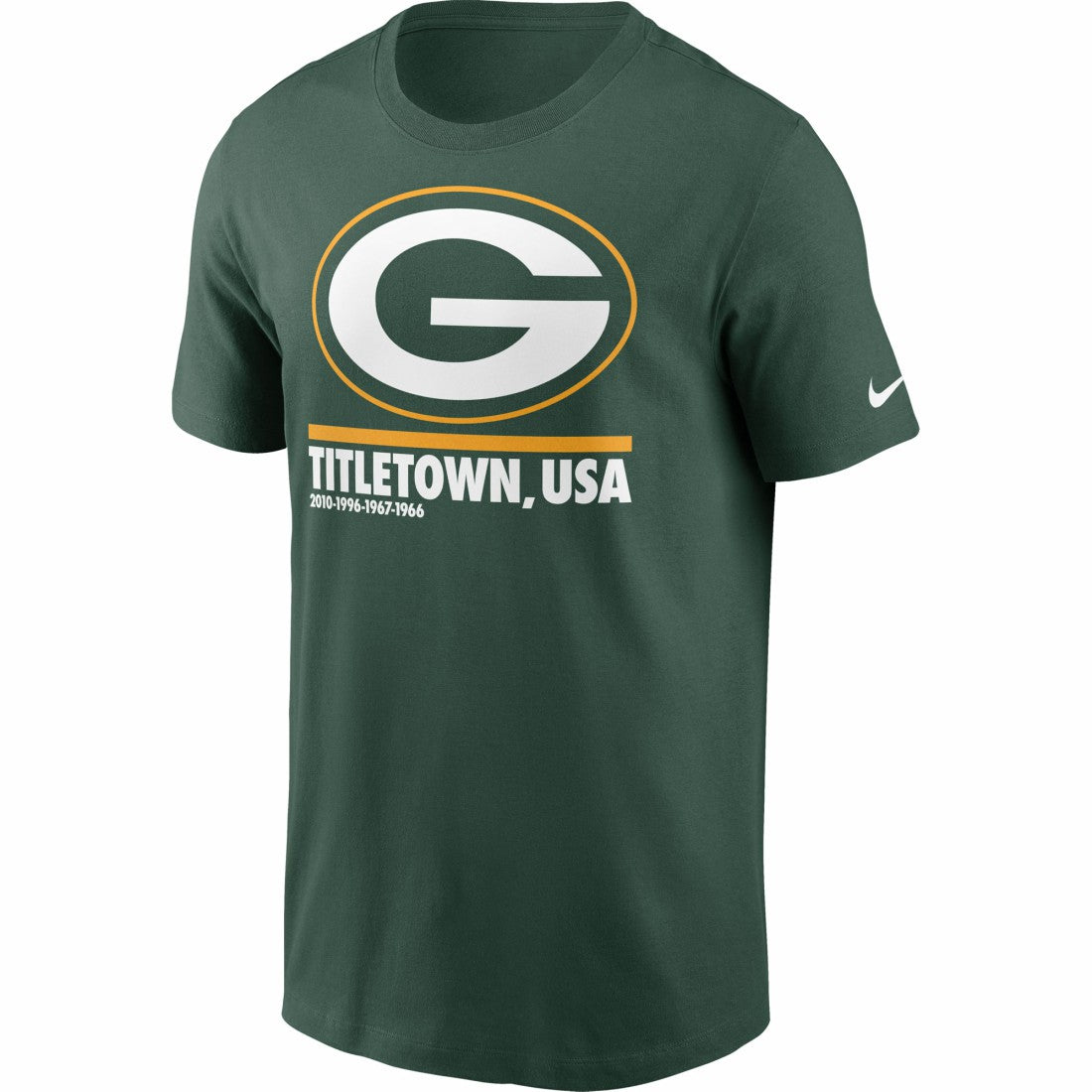 Green Bay Packers Hometown Collection Title Town T-Shirt - Green T-shirts