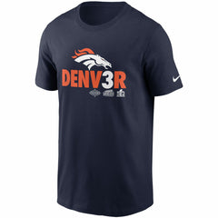 Denver Broncos Hometown Collection Denv3r T-Shirt - Navy T-shirts