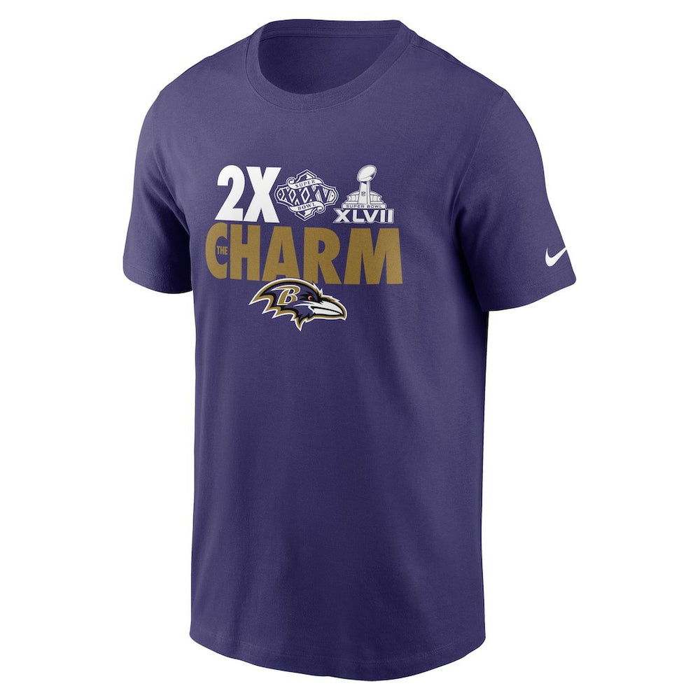 Baltimore Ravens Hometown Collection 2x Super Bowl Champions T-Shirt - Purple T-shirts