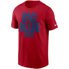 New York Giants Hometown Collection Big Blue T-Shirt - Red T-shirts