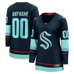 Seattle Kraken Fanatics Women's Home Breakaway Custom Jersey - Deep Sea Blue | US 4430645