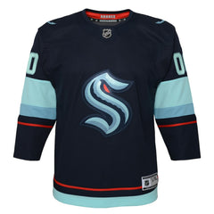 Seattle Kraken Youth Home Premier Custom Jersey - Navy | US 4430647