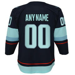 Seattle Kraken Youth Home Premier Custom Jersey - Navy | US 4430647