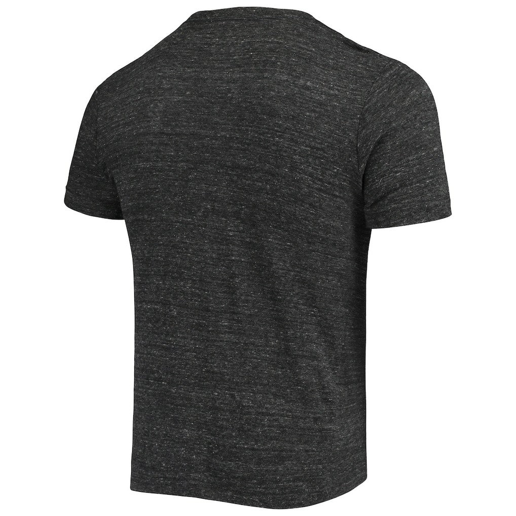 Las Vegas Raiders New Era Helmet Logo Tri-Blend T-Shirt - Black T-shirts