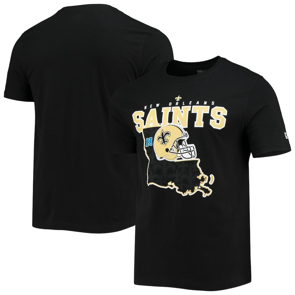 New Orleans Saints New Era Local Pack T-Shirt - Black T-shirts