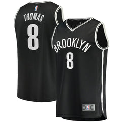 Cam Thomas Brooklyn Nets 2021 NBA Draft First Round Pick Fast Break Replica Jersey Black Icon Edition - Fanatics