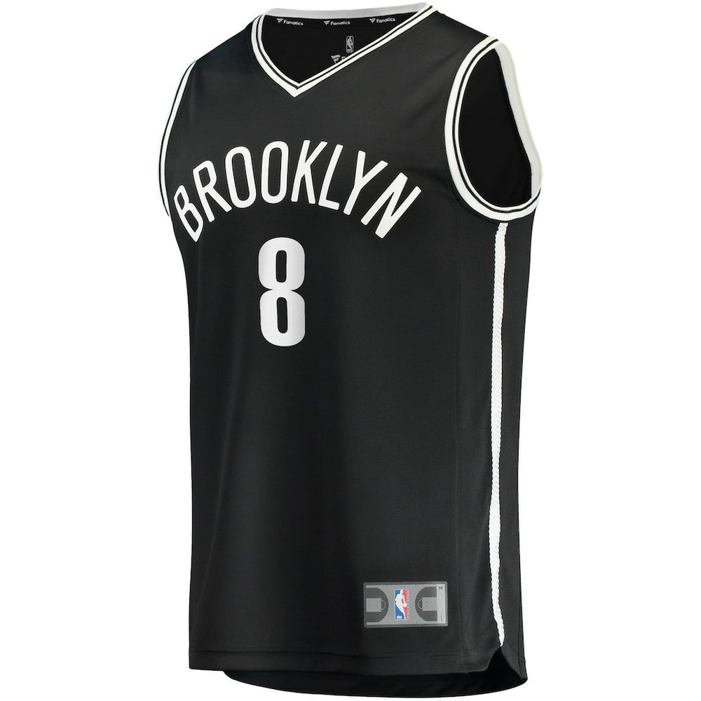 Cam Thomas Brooklyn Nets 2021 NBA Draft First Round Pick Fast Break Replica Jersey Black Icon Edition - Fanatics
