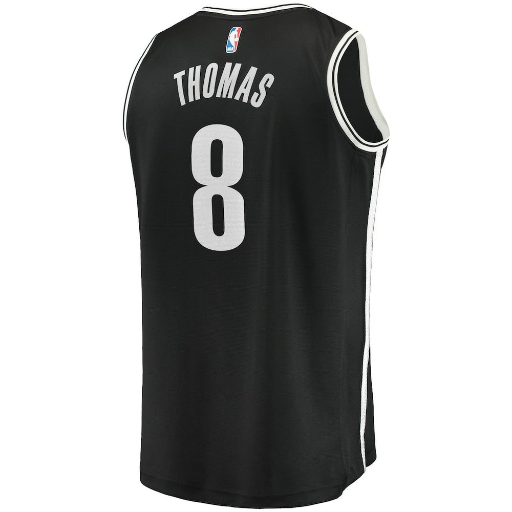 Cam Thomas Brooklyn Nets 2021 NBA Draft First Round Pick Fast Break Replica Jersey Black Icon Edition - Fanatics