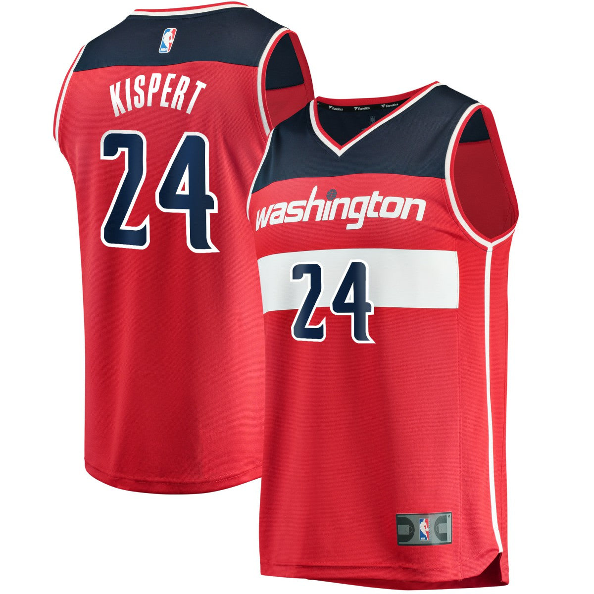 Corey Kispert Washington Wizards Youth Fast Break Replica Jersey Red Icon Edition - Fanatics