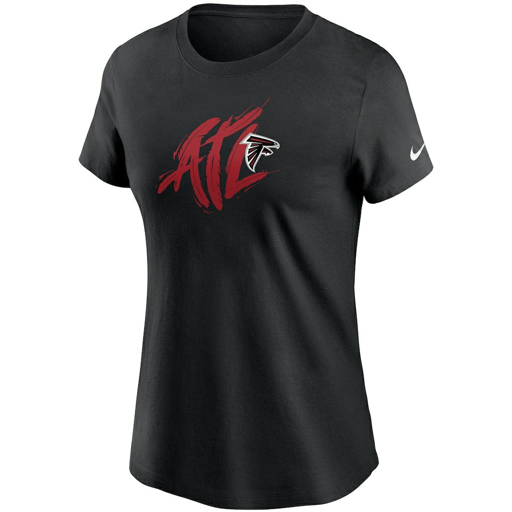 Atlanta Falcons Women's Hometown Collection T-Shirt - Black T-shirts