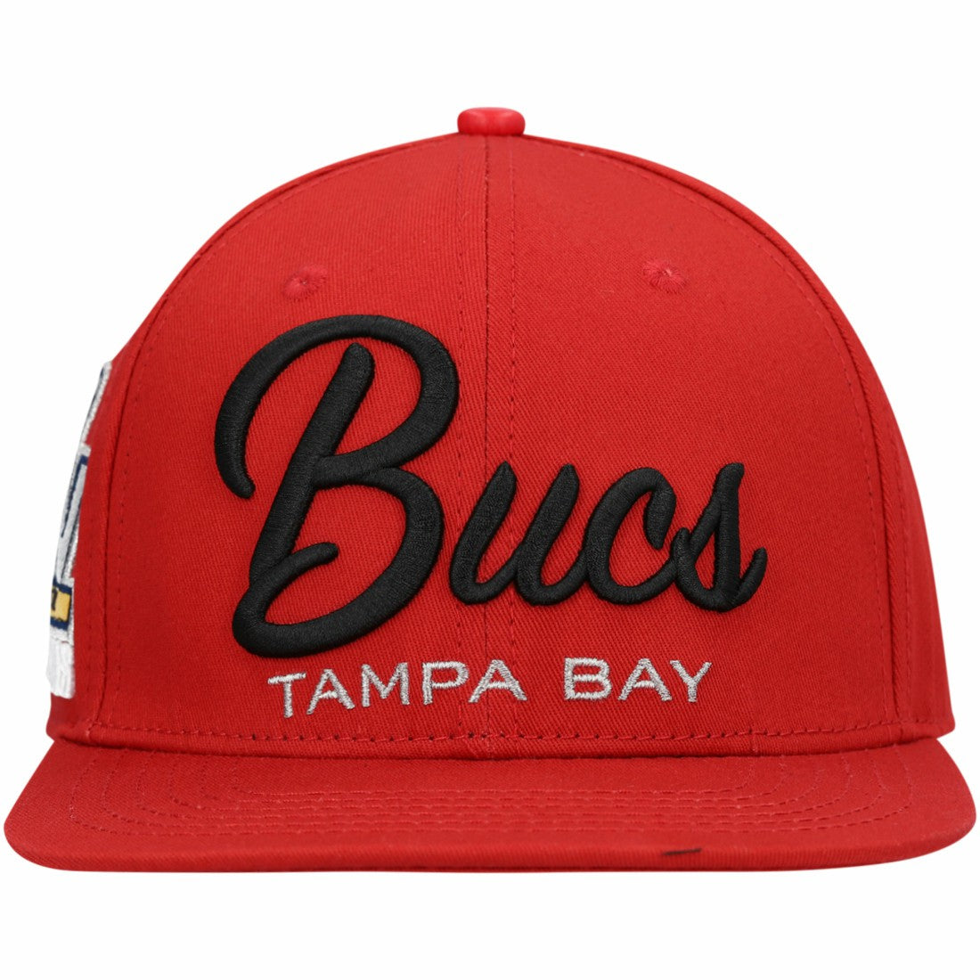 Tampa Bay Buccaneers Pro Standard LV Super Bowl Champions Script Wordmark Snapback Hat - Red Hats