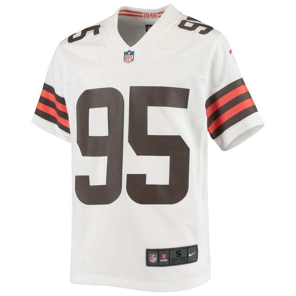 Myles Garrett Cleveland Browns Youth Game Jersey - White Jerseys