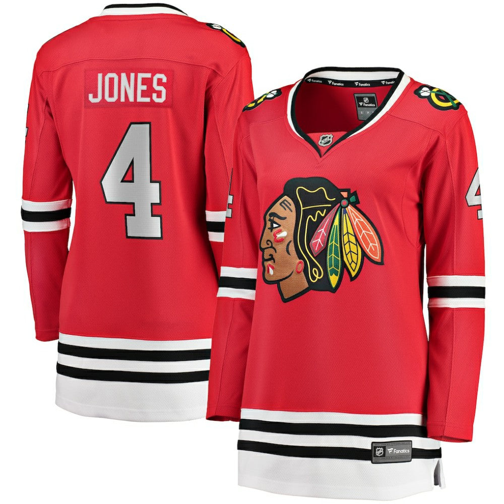 Seth Jones Chicago Blackhawks Fanatics Women's Home Breakaway Player Jersey - Red | US 4437553