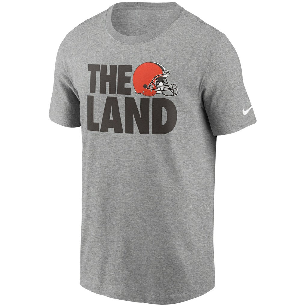 Cleveland Browns Hometown Collection The Land T-Shirt - Heathered Gray T-shirts