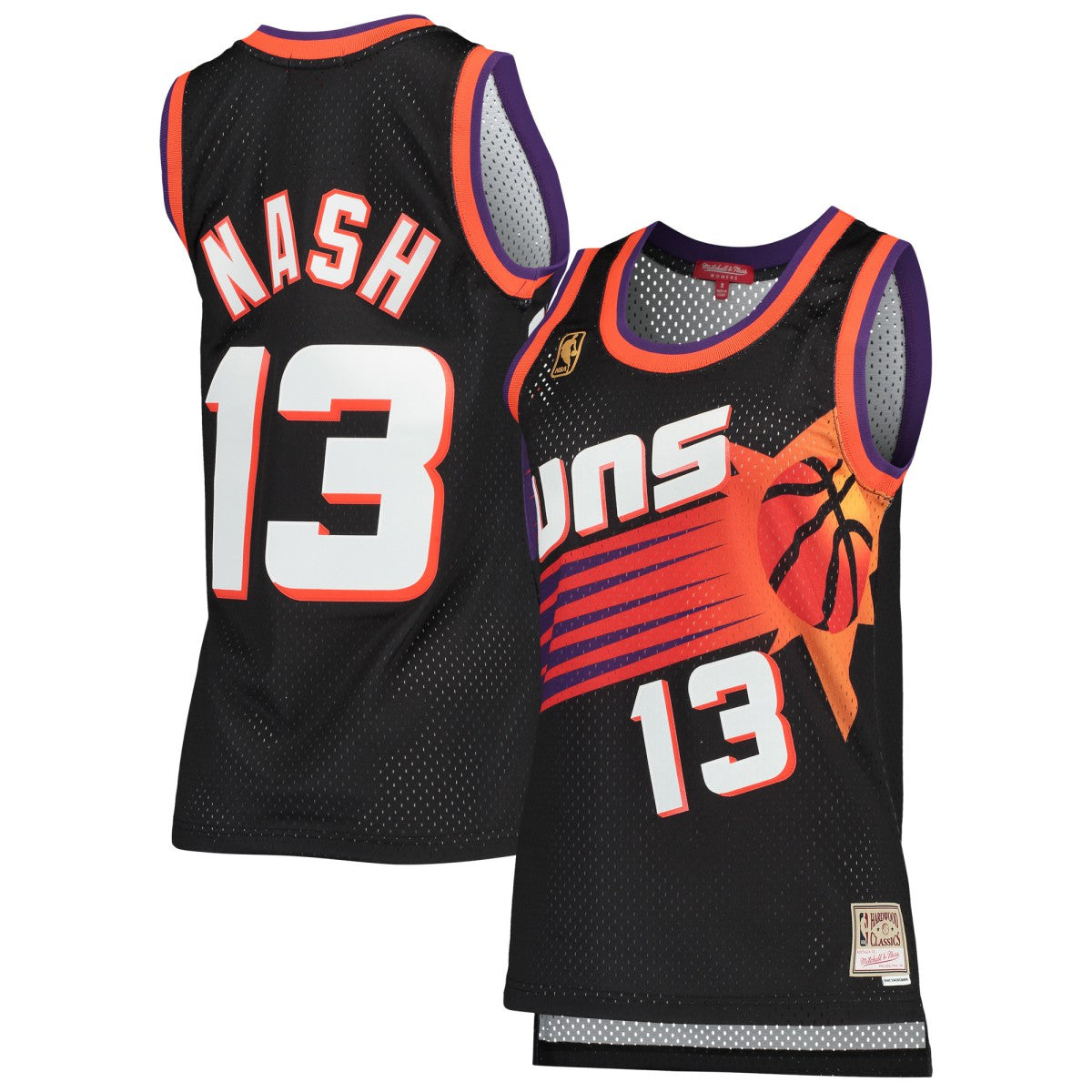 Steve Nash Phoenix Suns Women's Hardwood Classics Swingman Jersey Black - Mitchell & Ness