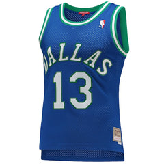 Steve Nash Dallas Mavericks Women's 1998/99 Hardwood Classics Swingman Jersey Blue - Mitchell & Ness