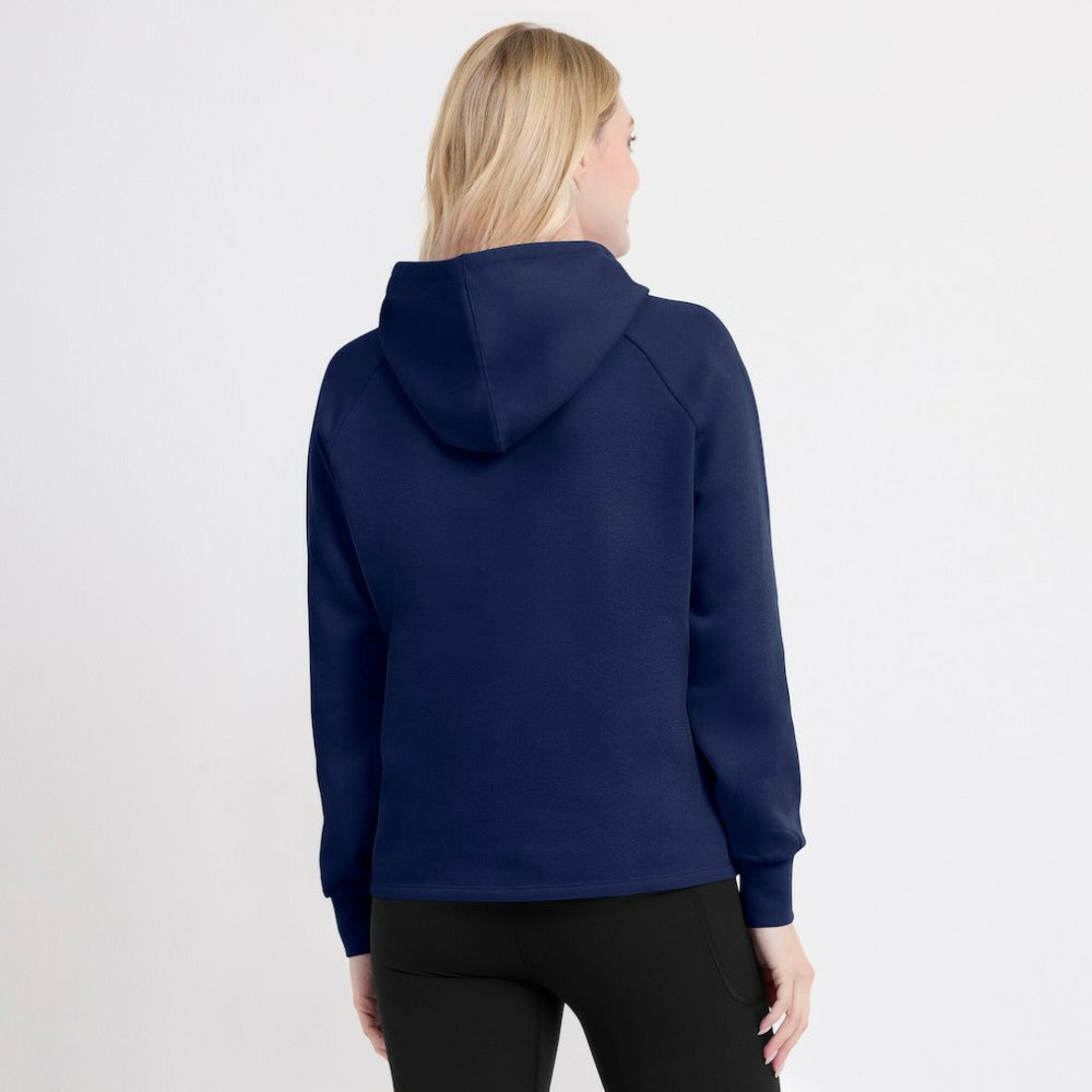 Milwaukee Brewers Fanatics Women's Perfect Play Raglan Pullover Hoodie - Navy Hoodies