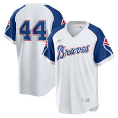 Hank Aaron Atlanta Braves Nike Home Cooperstown Collection Player Jersey - White Jerseys