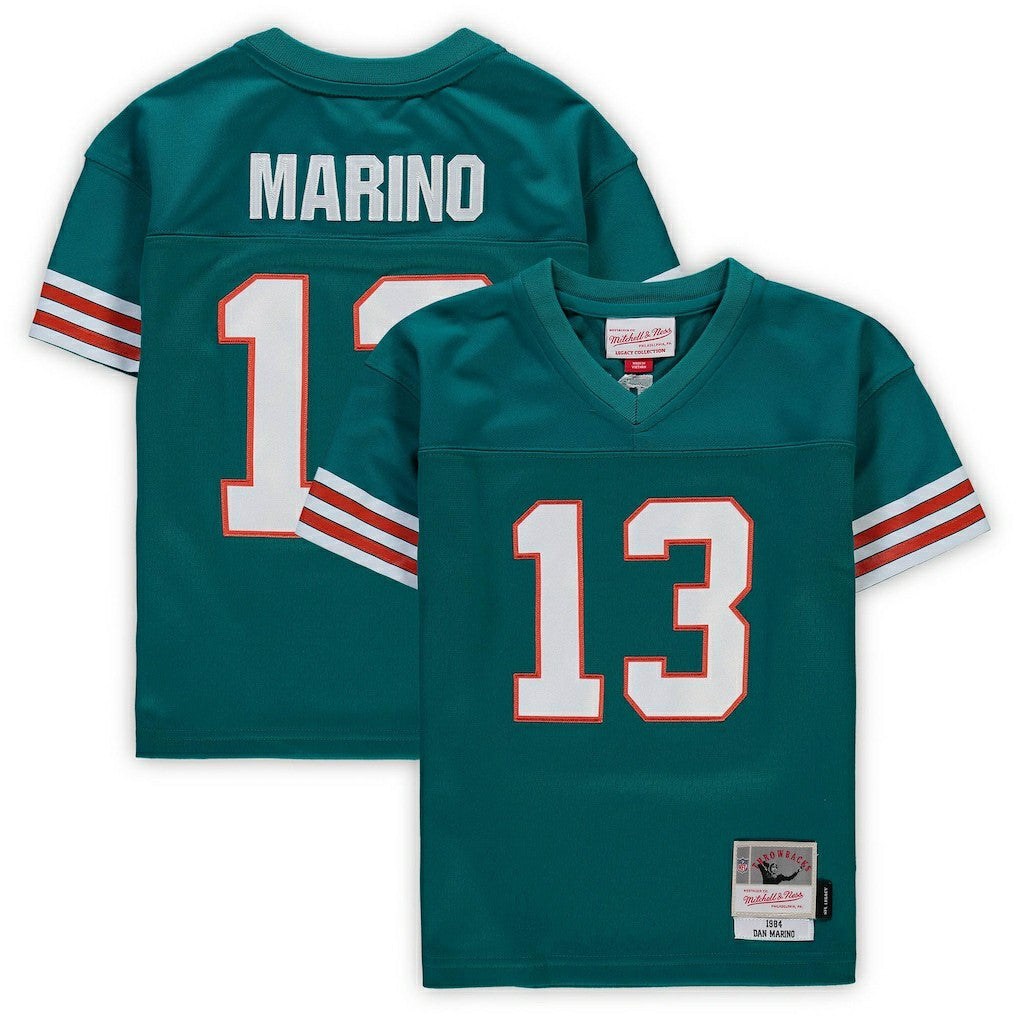 Dan Marino Miami Dolphins Male Preschool 1984 Retired Legacy Jersey - Aqua Jerseys