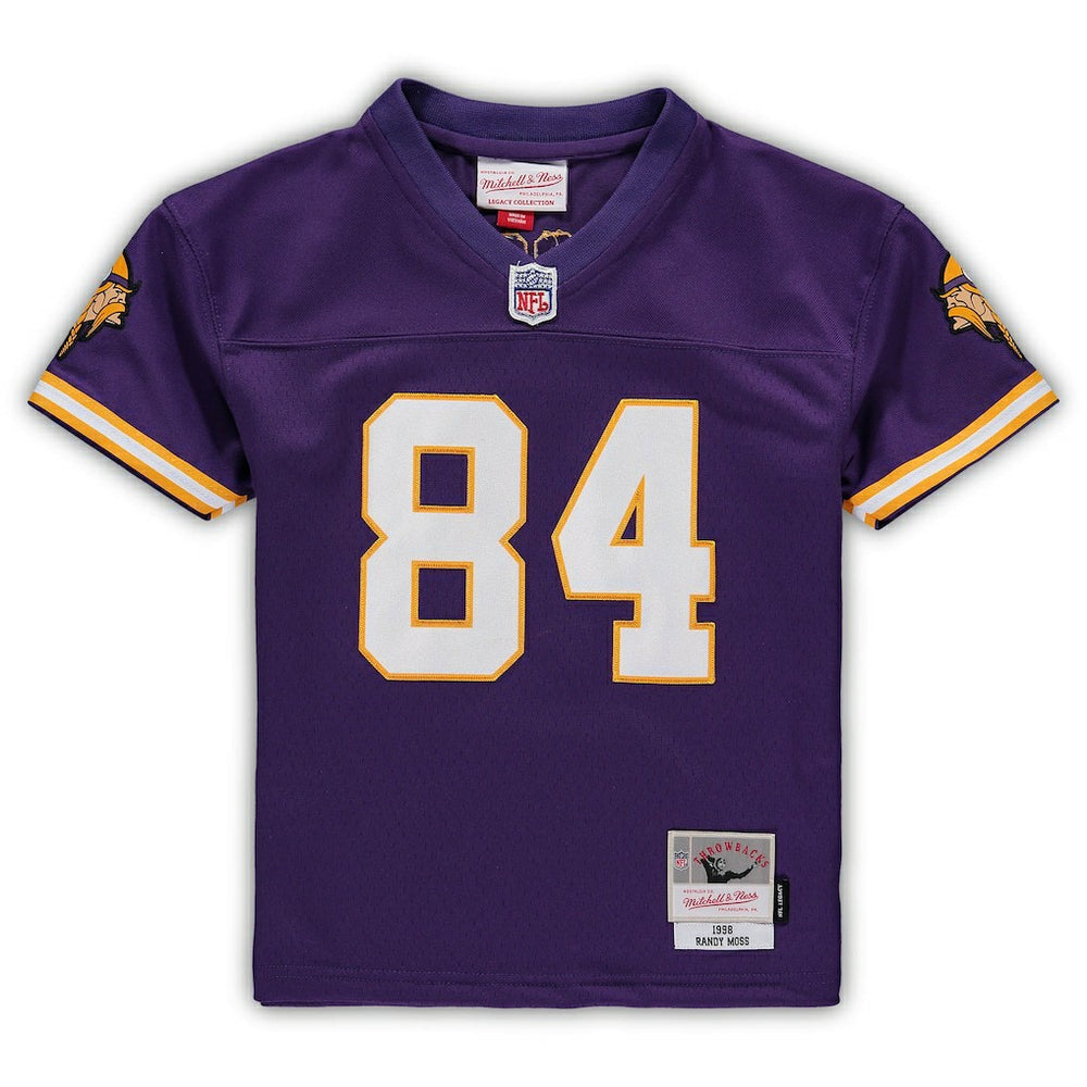 Randy Moss Minnesota Vikings Male Preschool 1998 Retired Legacy Jersey - Purple Jerseys