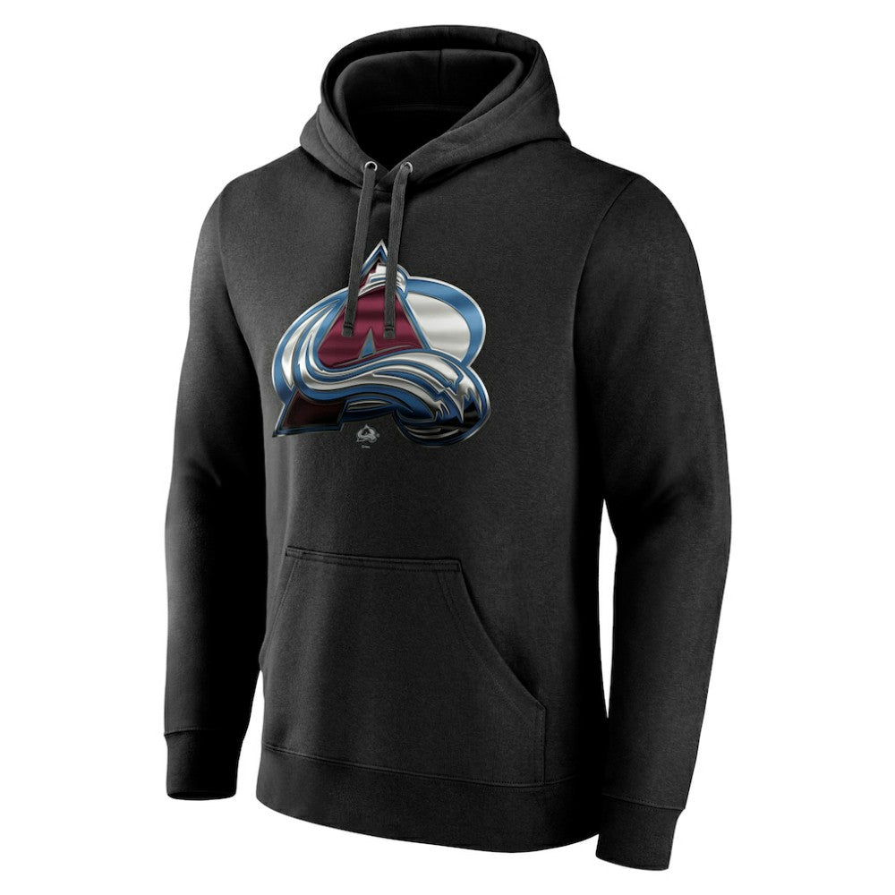 Colorado Avalanche Personalized Midnight Mascot Logo Pullover Hoodie - Black | US 4444384