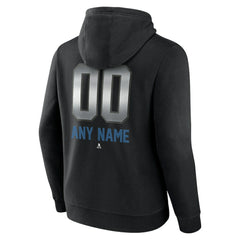 Colorado Avalanche Personalized Midnight Mascot Logo Pullover Hoodie - Black | US 4444384