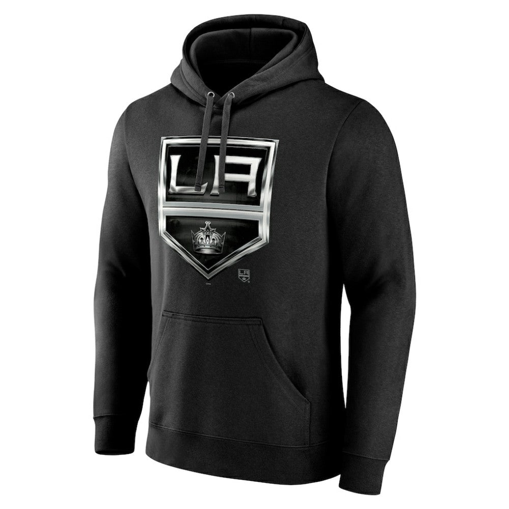 Los Angeles Kings Personalized Midnight Mascot Logo Pullover Hoodie - Black | US 4444390