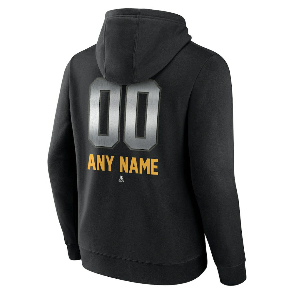 Nashville Predators Personalized Midnight Mascot Logo Pullover Hoodie - Black | US 4444393