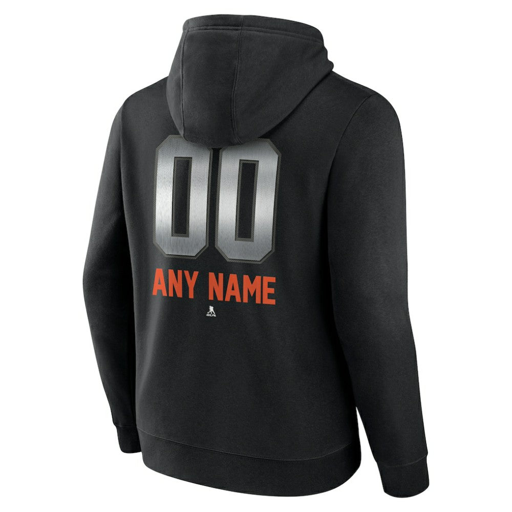 New York Islanders Personalized Midnight Mascot Logo Pullover Hoodie - Black | US 4444395