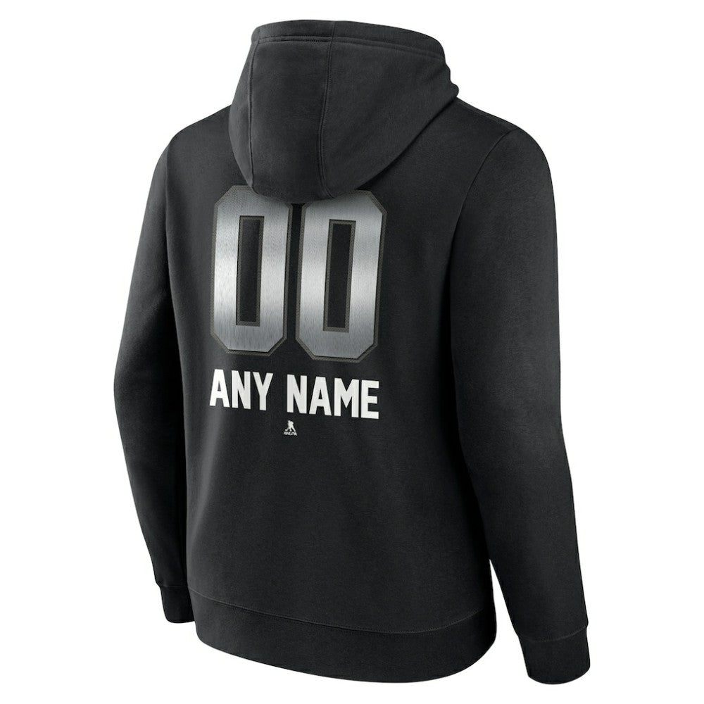 Toronto Maple Leafs Personalized Midnight Mascot Logo Pullover Hoodie - Black | US 4444402
