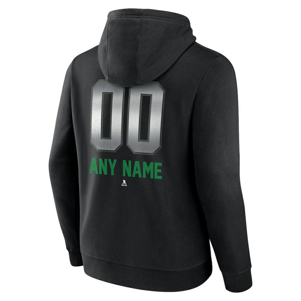 Vancouver Canucks Personalized Midnight Mascot Logo Pullover Hoodie - Black | US 4444403