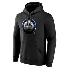 Winnipeg Jets Personalized Midnight Mascot Logo Pullover Hoodie - Black | US 4444407