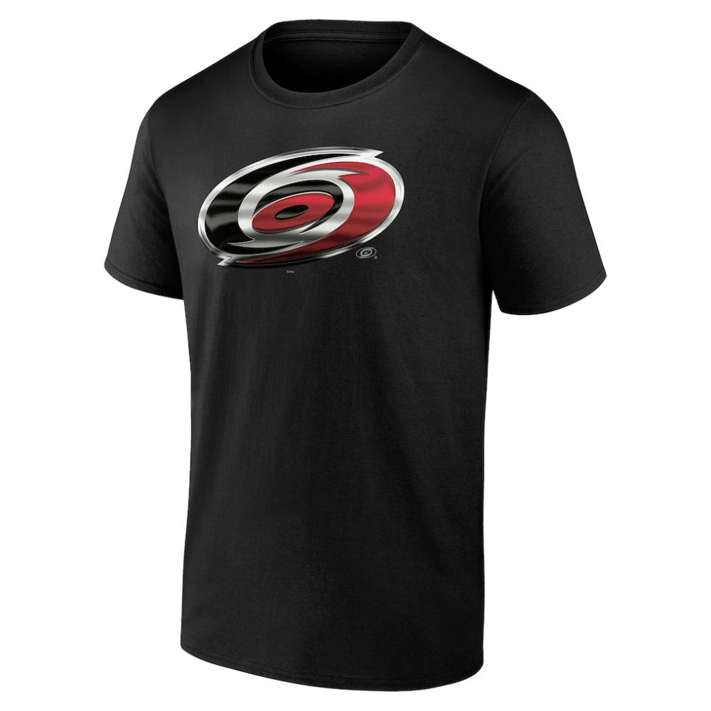 Carolina Hurricanes Personalized Midnight Mascot Logo T-Shirt - Black | US 4444411
