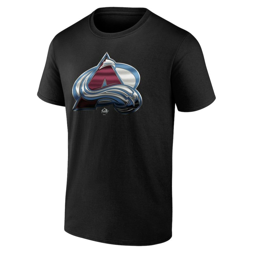 Colorado Avalanche Personalized Midnight Mascot Logo T-Shirt - Black | US 4444413