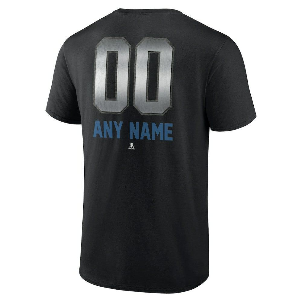 Colorado Avalanche Personalized Midnight Mascot Logo T-Shirt - Black | US 4444413