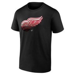 Detroit Red Wings Personalized Midnight Mascot Logo T-Shirt - Black | US 4444416